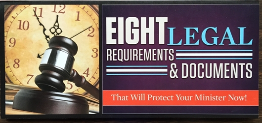 Eight Legal Requirements & Documents That will protect your ministry Now! Credit Repair